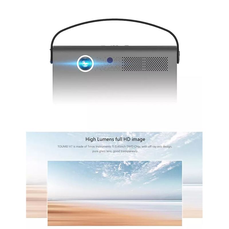 پروژکتور هوشمند قابل حمل Volto مدل Sky 117 Pro 3D 4K - 4