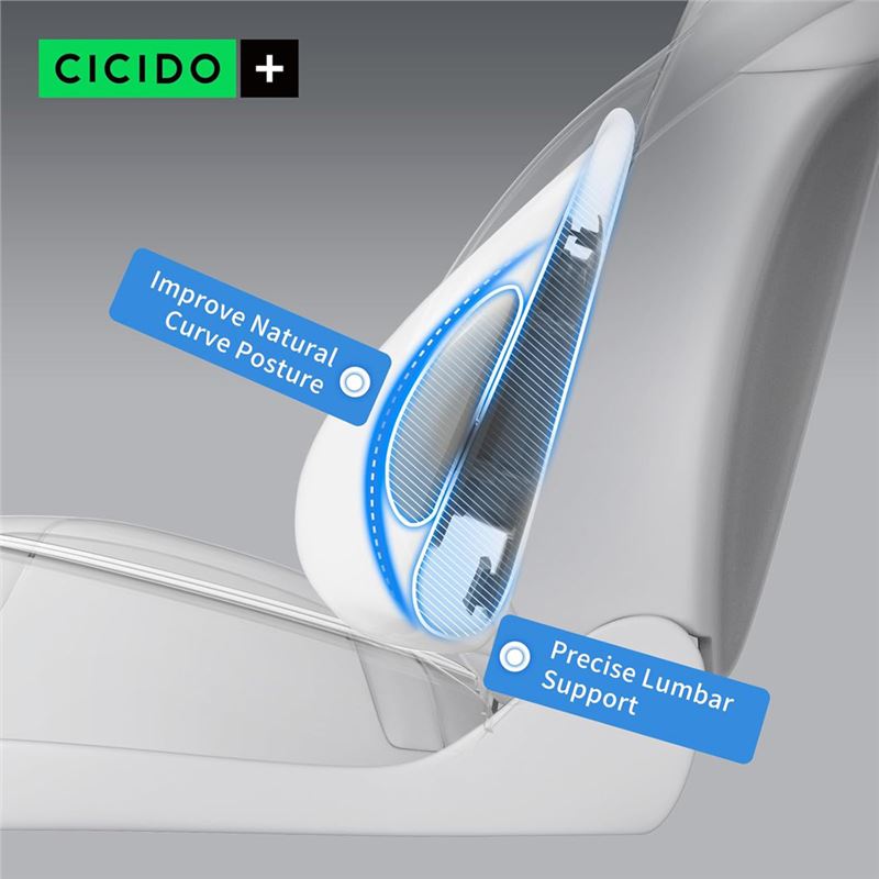 پشتی طبی صندلی اداری و خودرو محافظ گودی کمر CICIDO - 9