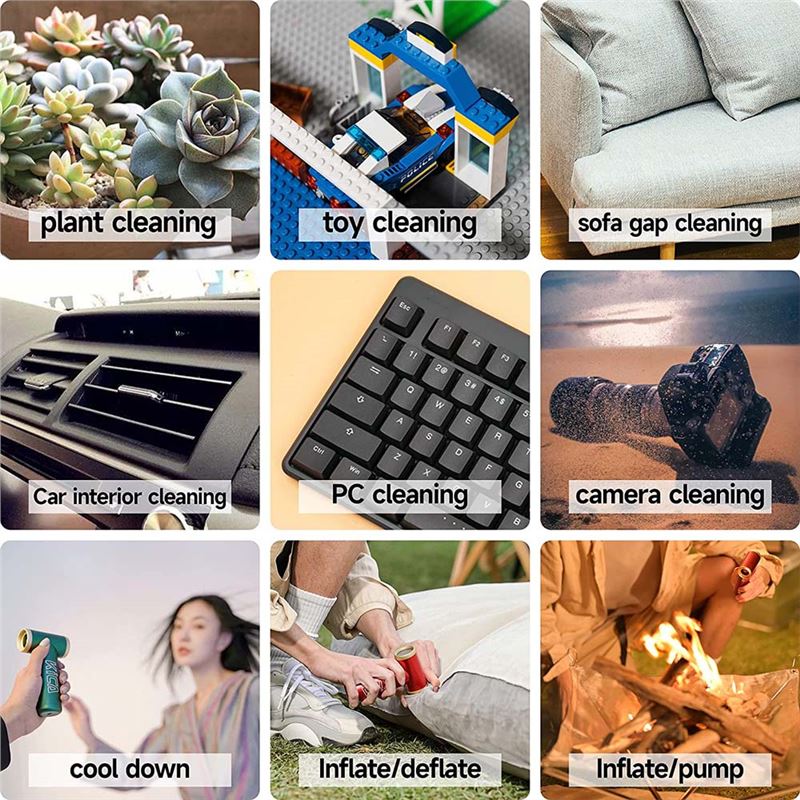 پمپ باد شارژی KiCA مدل JetFan 2 دارای کیت جارو - 8