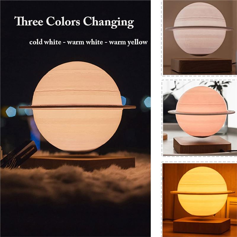 چراغ خواب زحل معلق مغناطیسی برند HCNT - 3