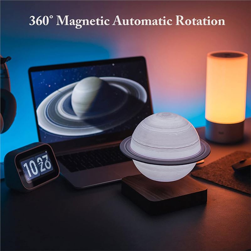 چراغ خواب زحل معلق مغناطیسی برند HCNT - 4