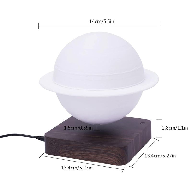 چراغ خواب زحل معلق مغناطیسی برند HCNT - 6