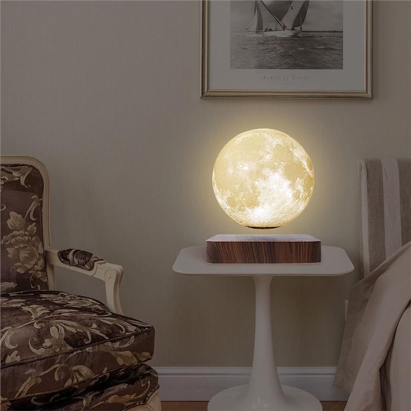 چراغ خواب مغناطیسی مدل ماه معلق HCNT - 3