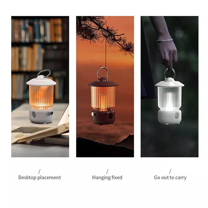 چراغ خواب و دستگاه بخور طرح فانوس - 2