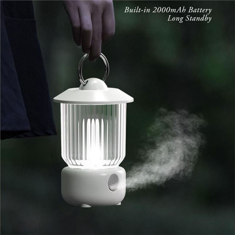 چراغ خواب و دستگاه بخور طرح فانوس - 4