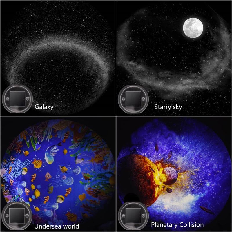 چراغ خواب پروژکتور ستاره ای مدل سفینه فضایی UFO PX01 - 2