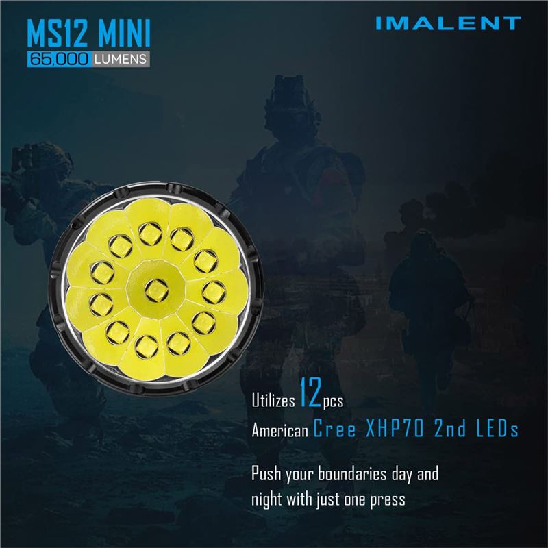 چراغ قوه ایمالنت مدل IMALENT MS12 Mini - 4