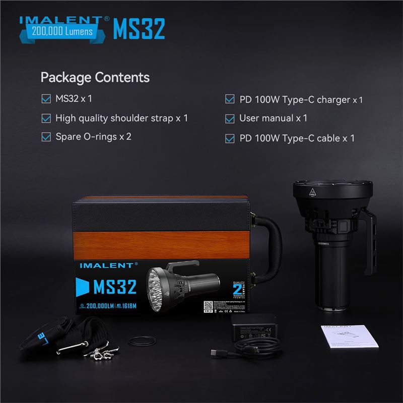 چراغ قوه ایمالنت مدل IMALENT MS32 - 7