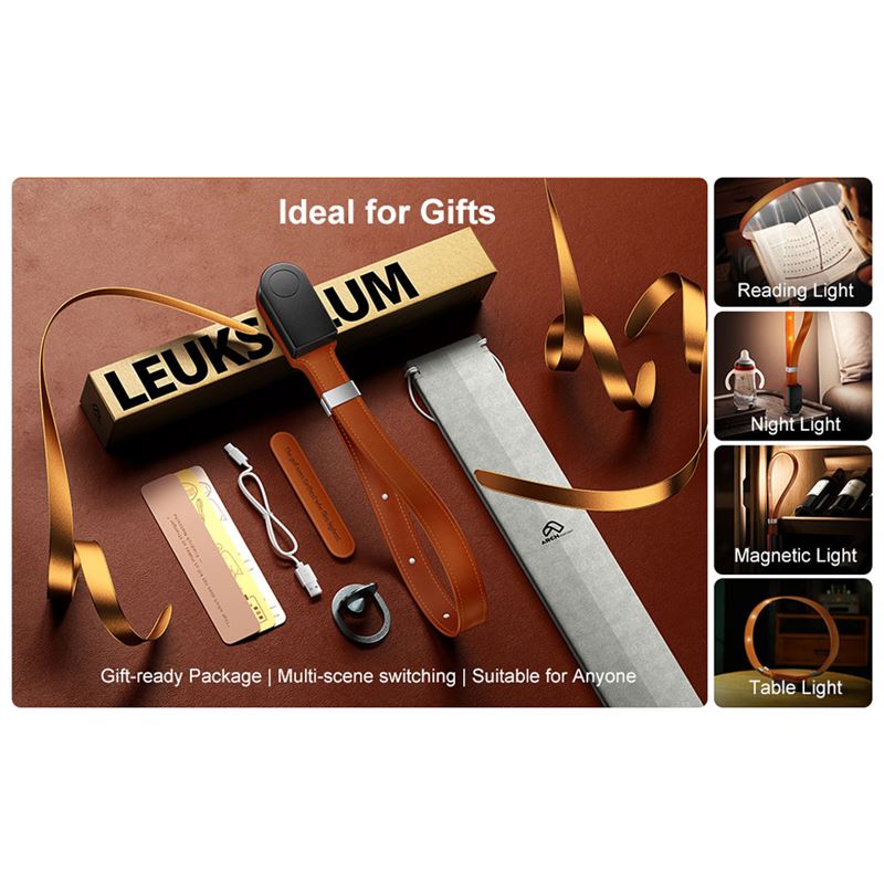 چراغ مطالعه گیره ای LEUKSOLUM مدل ARCH Book Light - 7