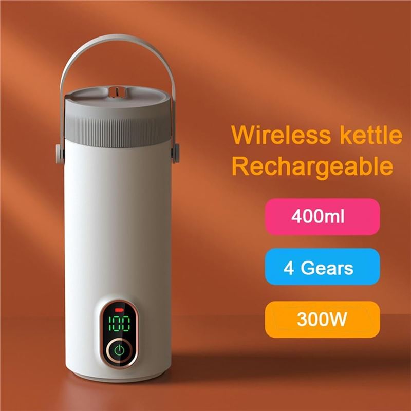 کتری برقی شارژی و فلاسک مسافرتی RECHARGEABLE KETTLE RK1 - 5