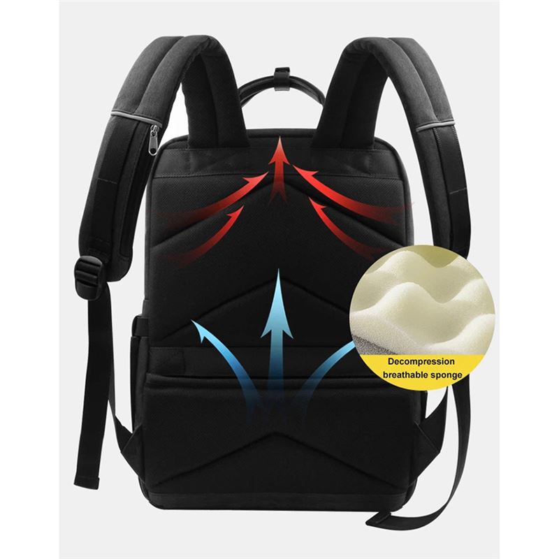 کوله پشتی لپ تاپ با قفل هوشمند اثر انگشتی ( 15 اینچ ) - 7