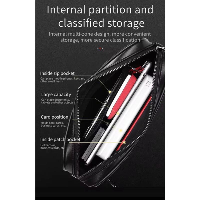 کیف دستی با قفل اثر انگشت FIPILOCK مدل FL-V2215 - 6