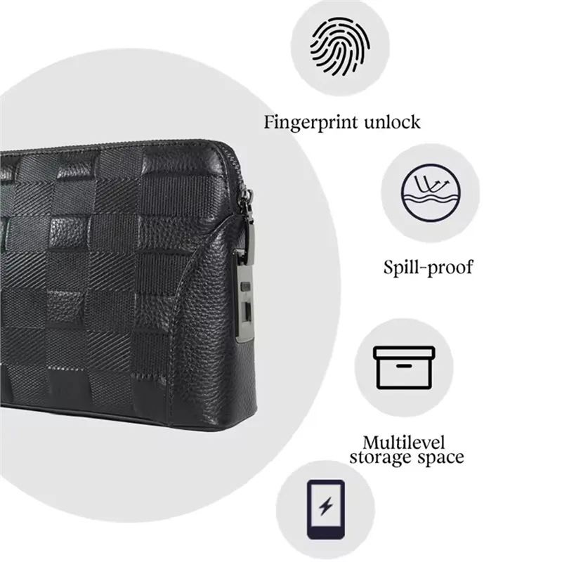 کیف دستی با قفل اثر انگشت FIPILOCK مدل FL-V2413 - 3