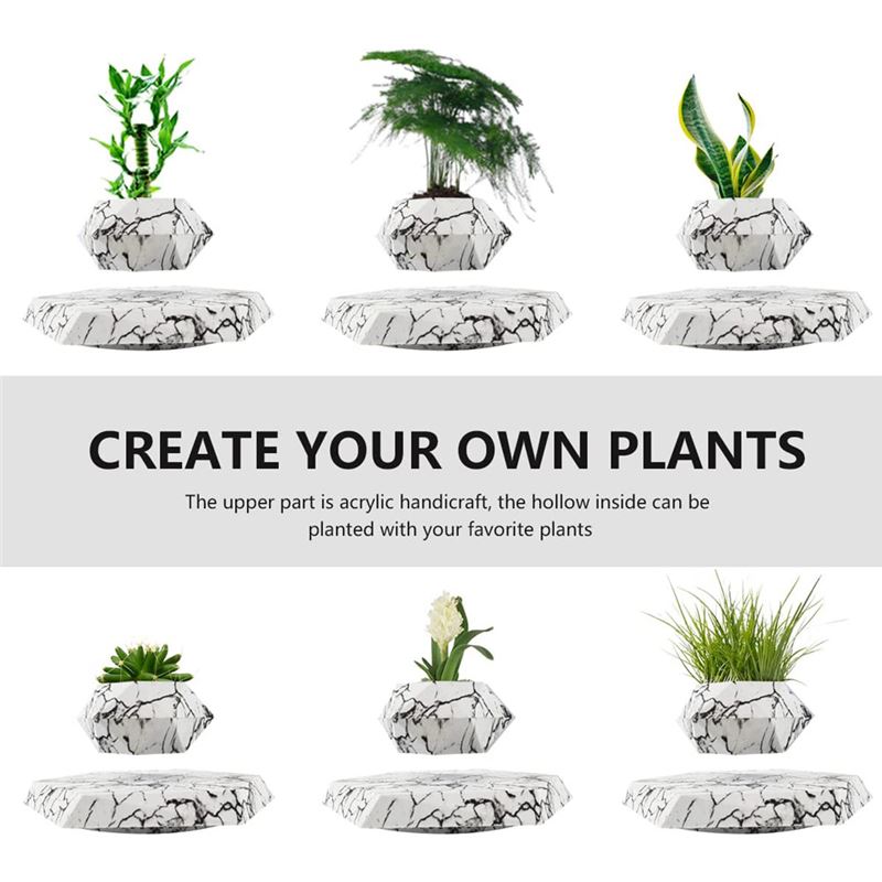 گلدان معلق برند HCNT طرح سنگ مرمر - 5