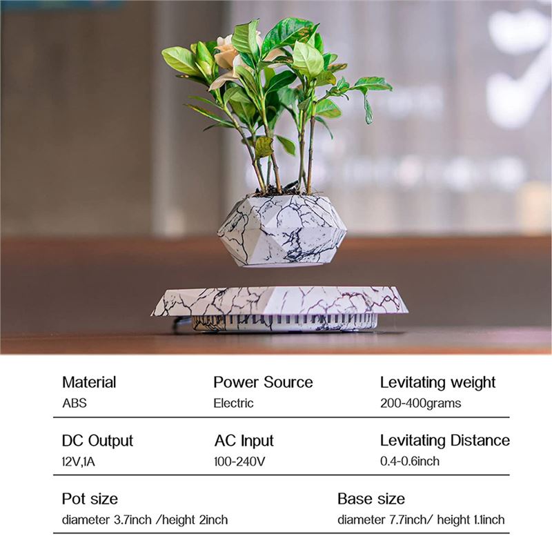 گلدان معلق برند HCNT طرح سنگ مرمر - 4