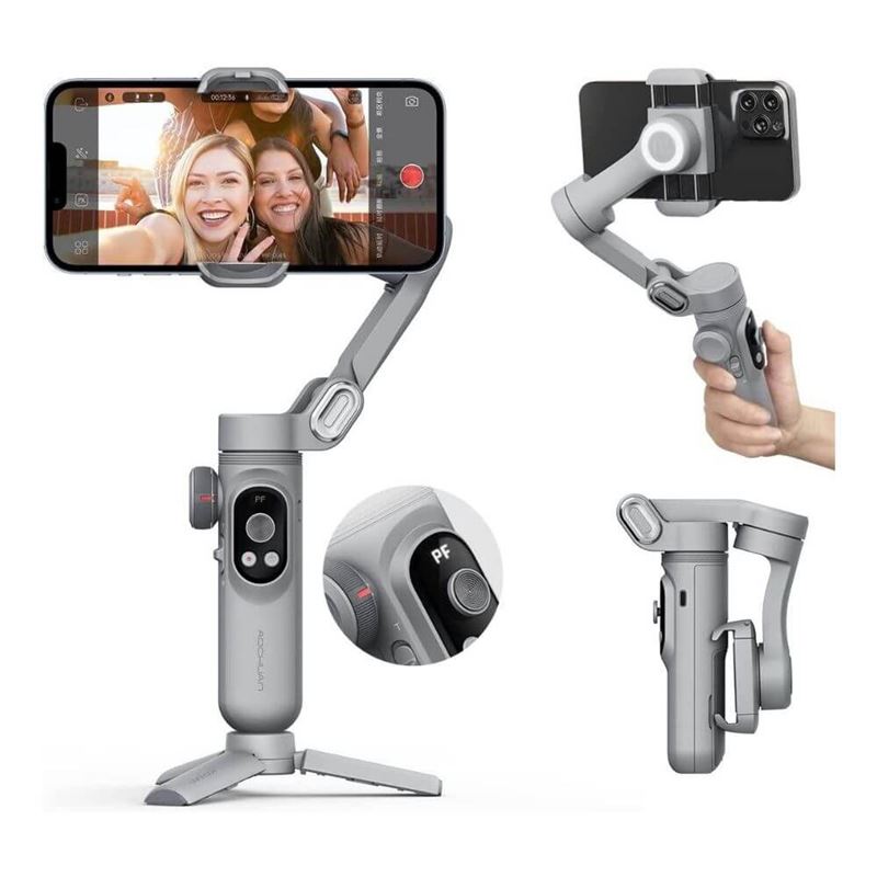گیمبال و لرزشگیر موبایل سه محوره AOCHUAN مدل Smart X Pro - 4
