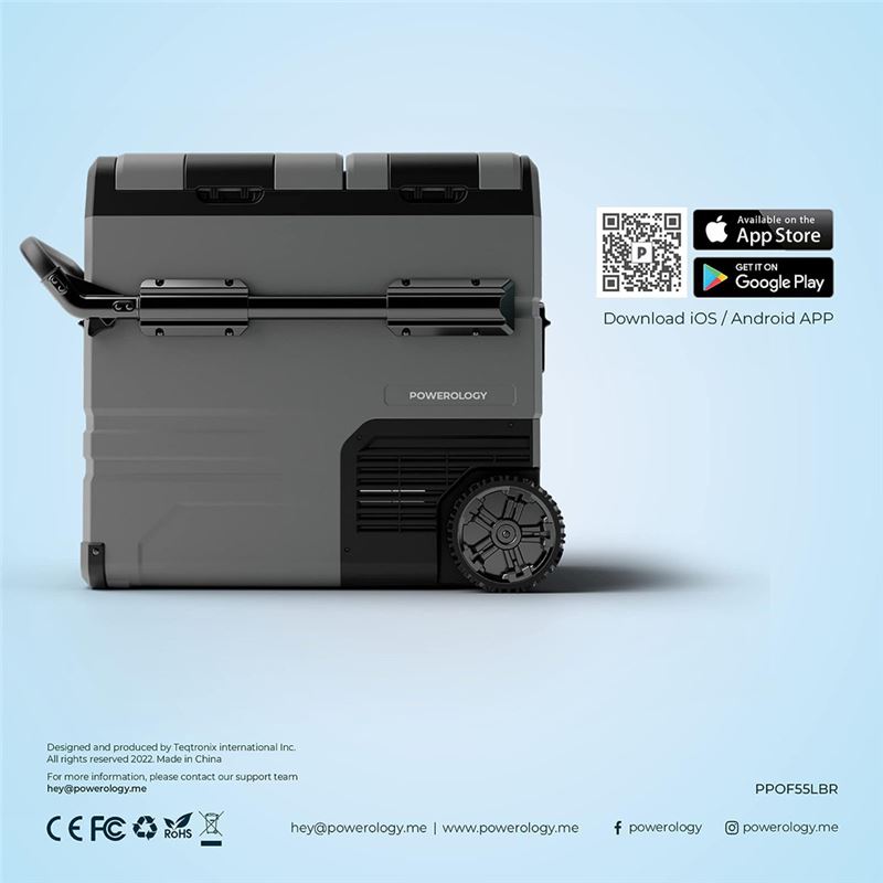 یخچال فریزر مسافرتی پاورولوجی 55 لیتری Powerology PPOF55LBR - 6