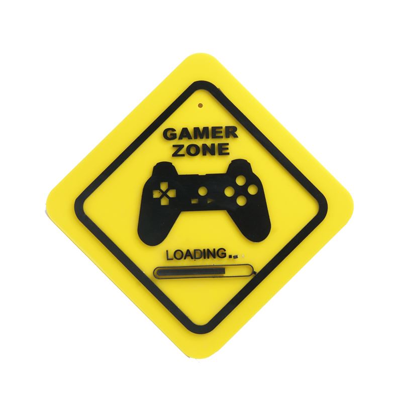 استیکر Gamer Zone پلکسی ابعاد 18*18