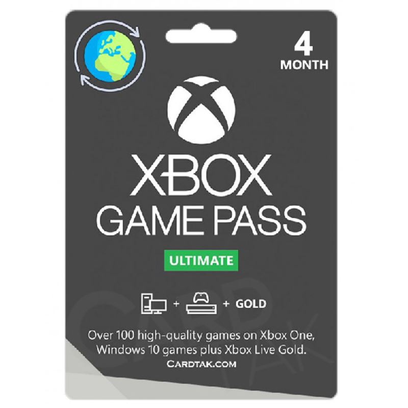 اکانت ایکس باکس گیم پس آلتیمیت 4 ماهه ظرفیت کامل