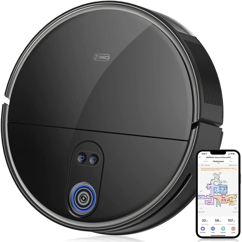 جاروبرقی رباتیک و هوشمند 360 مدل S10