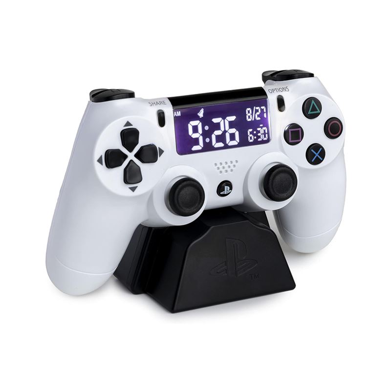 ساعت رومیزی Paladone طرح دسته PS4 سفید