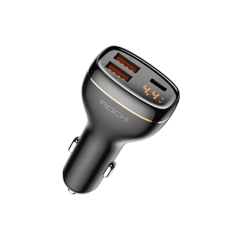 شارژر فندکی سریع راک مدل ROCK C301 60W