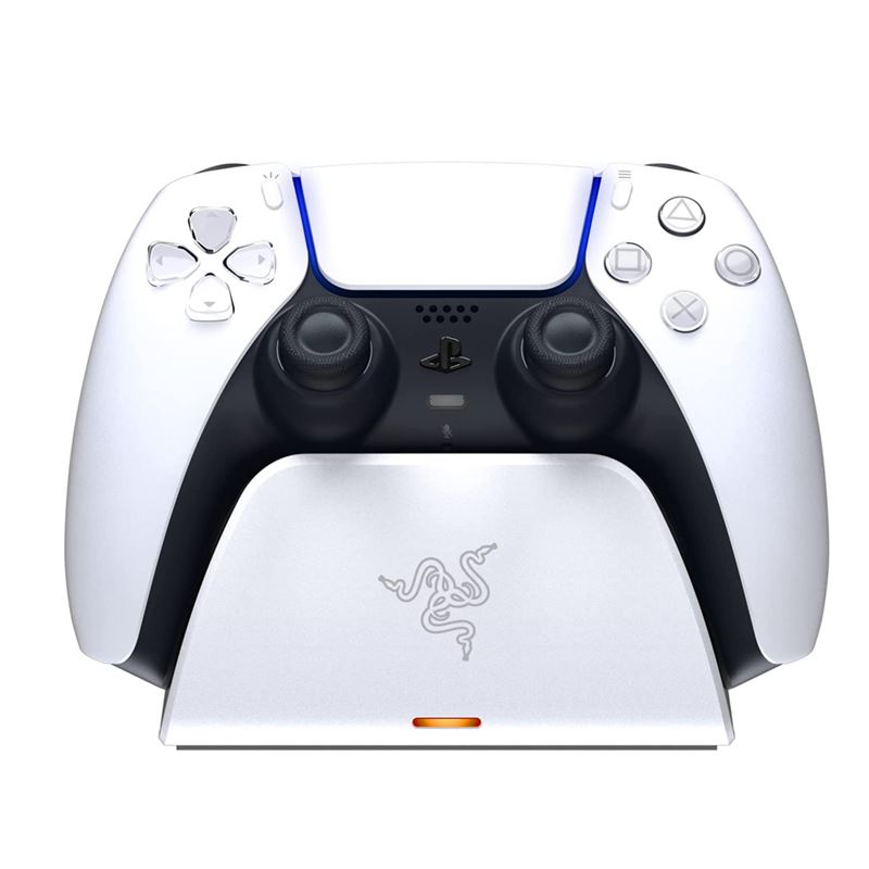 پایه شارژر Razer Quick Charging Stand برای دسته PS5 سفید
