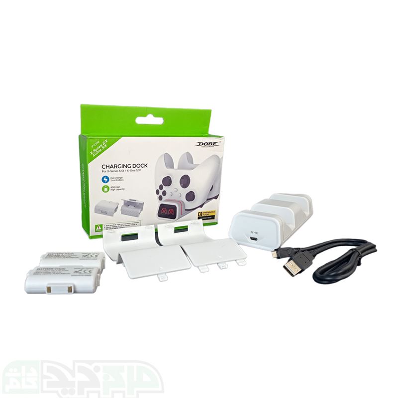 پایه شارژر چراغ دار دسته ایکس باکس Dobe Charging Dock Xbox Series X/S