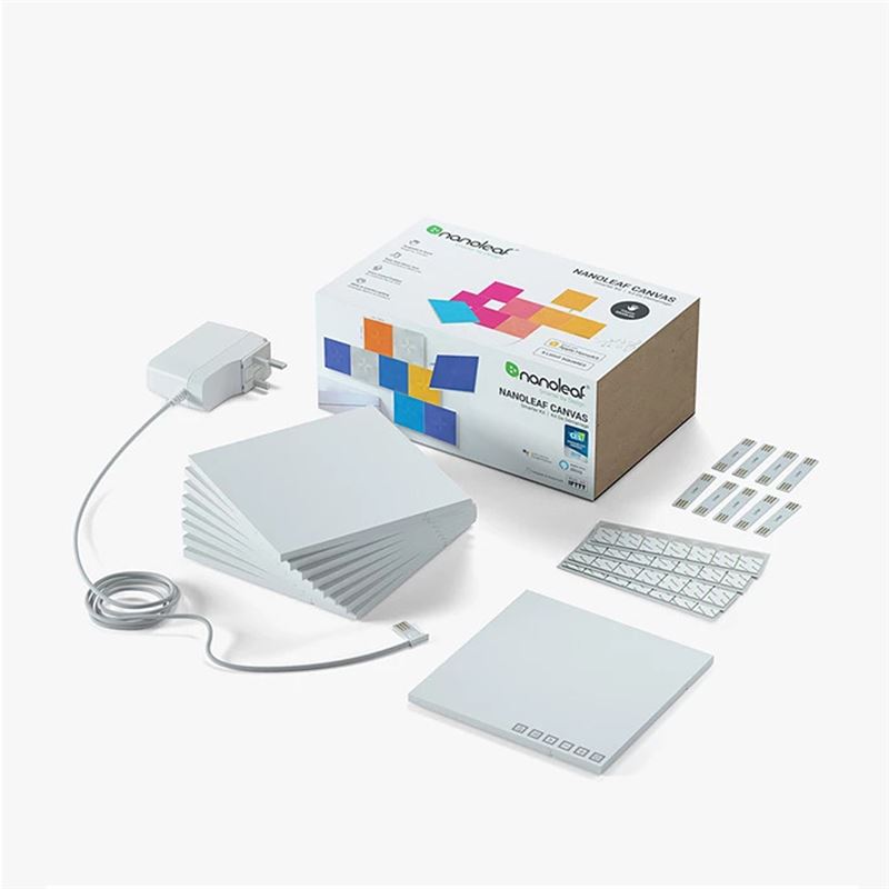 پنل روشنایی هوشمند 9 تکه نانولیف Nanoleaf Canvas Smarter Kit