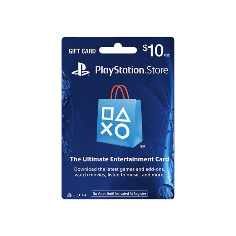گیفت کارت 10 دلاری پلی استیشن آمریکا