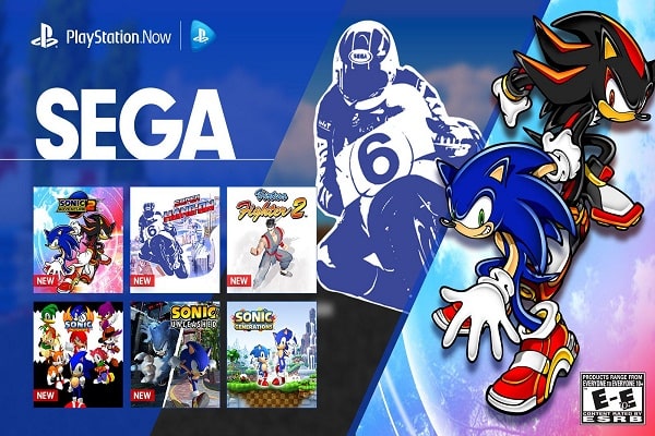 سه بازی Sonic به PlayStation now خواهند آمد