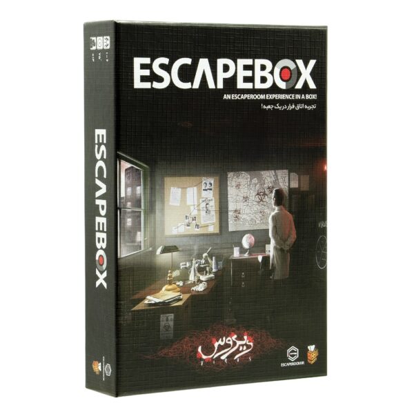 خرید بازی فکری رومیزی جعبه فرار ویروس بردگیم Escape Box Virus