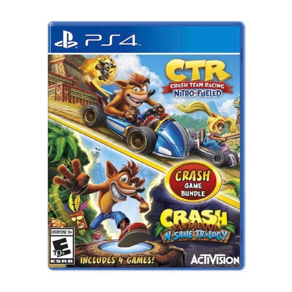 خرید باندل بازی Crash Team Racing Nitro-Fueled + Crash Bandicoot N.Sane Trilogy برای PS4
