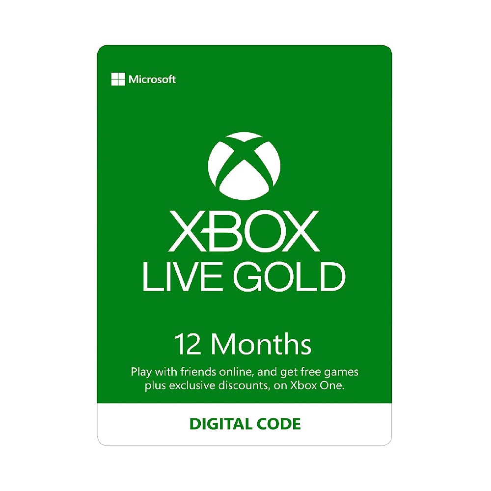 اشتراک ۱۲ ماهه Xbox Live Gold