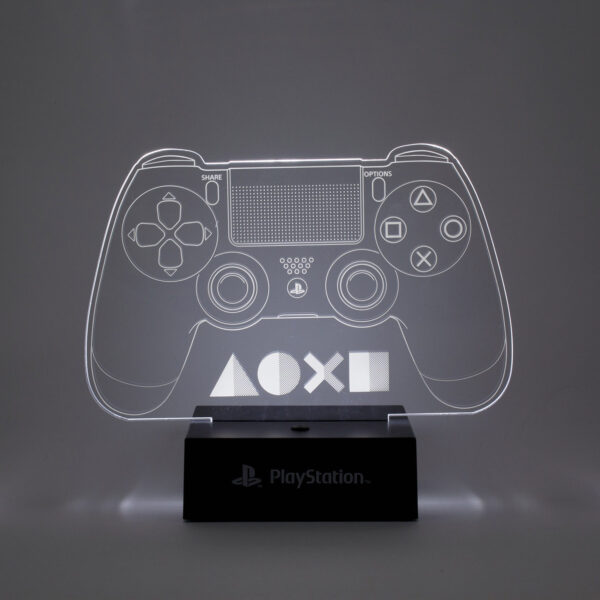 خرید آیکون لایت اکریلیک ( شیشه ای ) دسته پلی استیشن Paladone Playstation Controller Acrylic Light