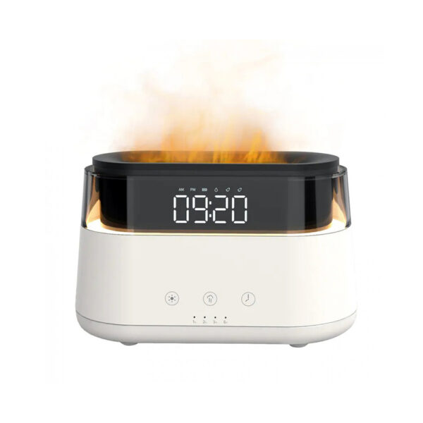خرید دستگاه بخور سرد و ساعت رومیزی HIVAGI مدل شعله آتش