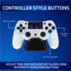 ساعت رومیزی Paladone طرح دسته PS4 سفید - Image 3