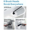 برس و اسکرابر شارژی چند منظوره HOTO Electric Spin Scrubber - Image 2